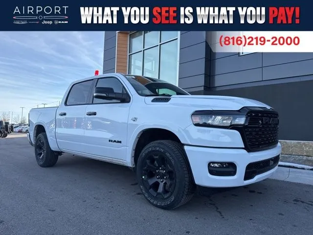 White 2026 Ram 1500 Big Horn/Lone Star for sale in Platte City, MO