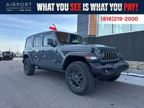 Gray 2026 Jeep Wrangler Sport S for sale in Platte City, MO