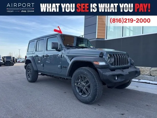 Gray 2026 Jeep Wrangler Sport S for sale in Platte City, MO