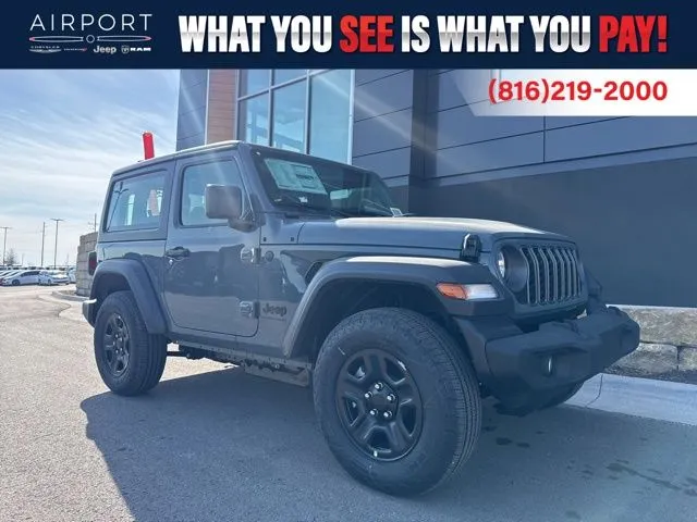 Gray 2026 Jeep Wrangler Sport for sale in Platte City, MO