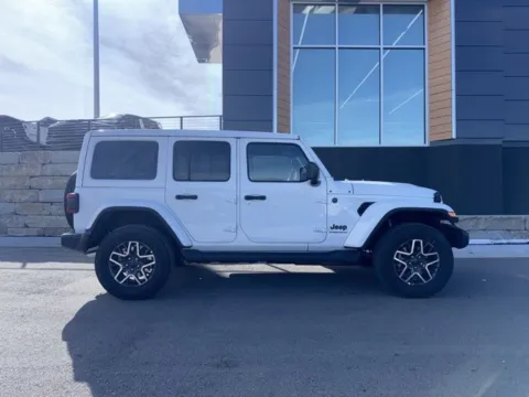 Photos of 2026 Jeep Wrangler Sahara for sale in Platte City, MO at Airport Chrysler Dodge Jeep Ram