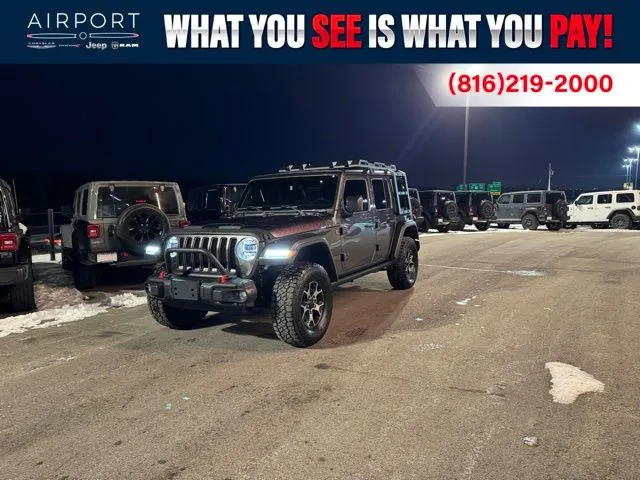 Used 2018 Jeep All-New Wrangler Unlimited Rubicon with VIN 1C4HJXFGXJW170572 for sale in Kansas City