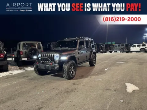 Gray 2018 Jeep Wrangler Unlimited Rubicon for sale in Platte City, MO