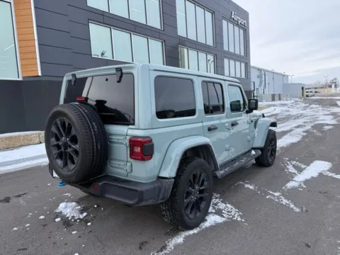 Another view of 2023 Jeep Wrangler Sahara 4xe for sale in Platte City, MO at Airport Chrysler Dodge Jeep Ram