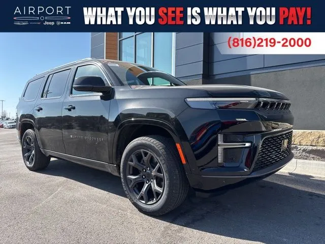 Black 2026 Jeep Grand Wagoneer Limited for sale in Platte City, MO