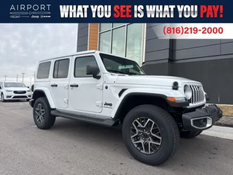 White 2026 Jeep Wrangler Sahara for sale in Platte City, MO