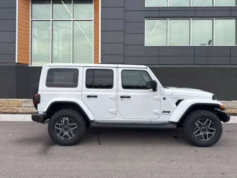 Photos of 2026 Jeep Wrangler Sahara for sale in Platte City, MO at Airport Chrysler Dodge Jeep Ram