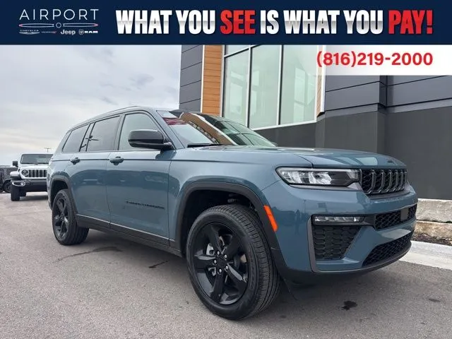 Blue 2026 Jeep Grand Cherokee L Limited for sale in Platte City, MO