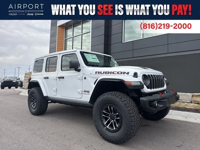 White 2026 Jeep Wrangler Rubicon X for sale in Platte City, MO