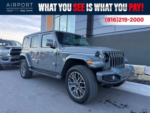 Gray 2023 Jeep Wrangler High Altitude 4xe for sale in Platte City, MO
