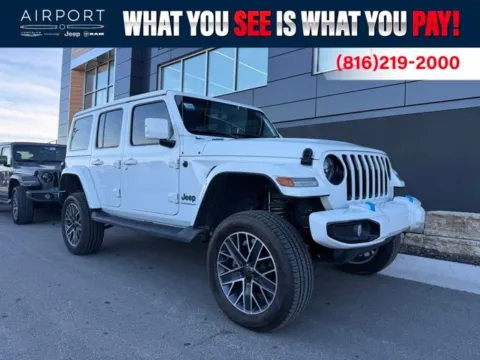 White 2023 Jeep Wrangler High Altitude 4xe for sale in Platte City, MO