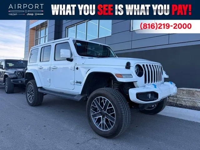 Used 2023 Jeep Wrangler 4xe High Altitude 4XE with VIN 1C4JJXP61PW572304 for sale in Kansas City