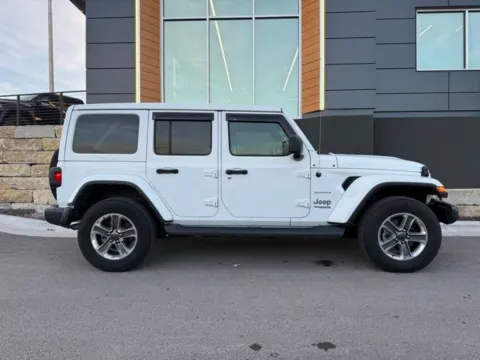 Photos of 2022 Jeep Wrangler Unlimited Sahara for sale in Platte City, MO at Airport Chrysler Dodge Jeep Ram