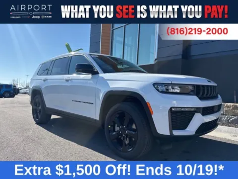 White 2026 Jeep Grand Cherokee L Limited for sale in Platte City, MO