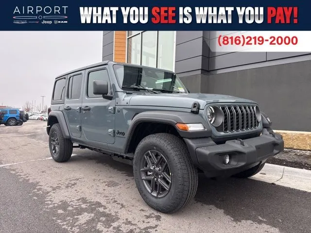 Gray 2026 Jeep Wrangler Sport S for sale in Platte City, MO