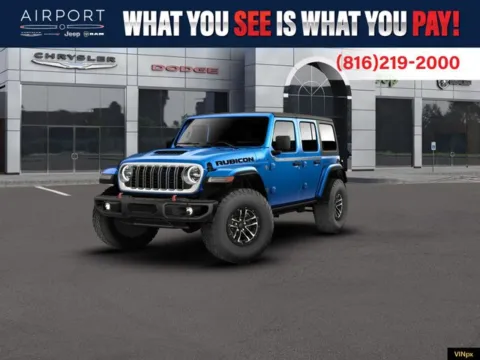 Blue 2026 Jeep Wrangler Rubicon X for sale in Platte City, MO