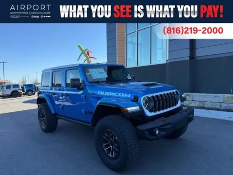 Blue 2026 Jeep Wrangler Rubicon X for sale in Platte City, MO