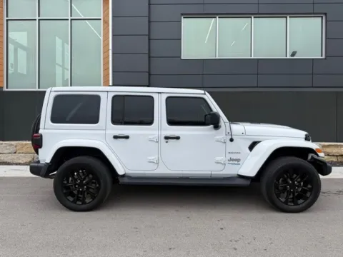 Photos of 2022 Jeep Wrangler Unlimited Sahara 4xe for sale in Platte City, MO at Airport Chrysler Dodge Jeep Ram