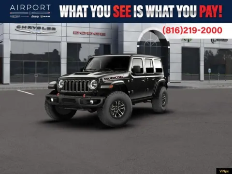 Black 2026 Jeep Wrangler Rubicon X for sale in Platte City, MO