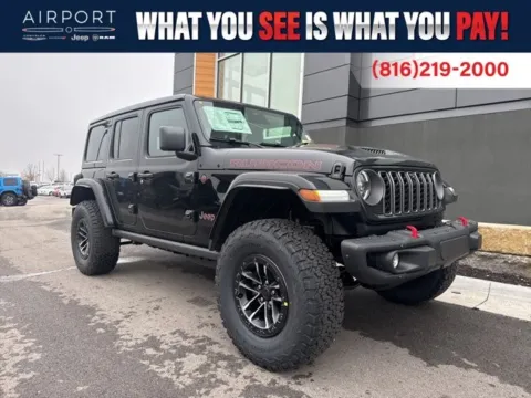 Black 2026 Jeep Wrangler Rubicon X for sale in Platte City, MO