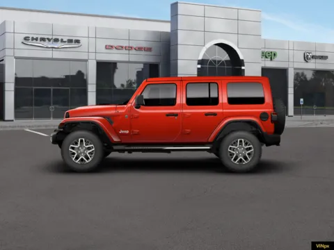 Photos of 2026 Jeep Wrangler Sahara for sale in Platte City, MO at Airport Chrysler Dodge Jeep Ram