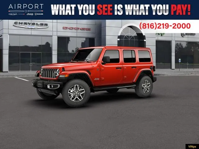 Red 2026 Jeep Wrangler Sahara for sale in Platte City, MO