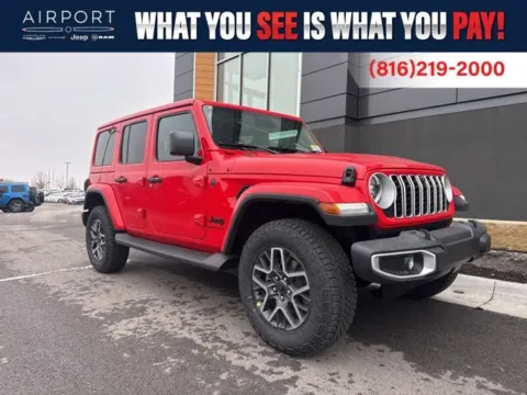 Red 2026 Jeep Wrangler Sahara for sale in Platte City, MO