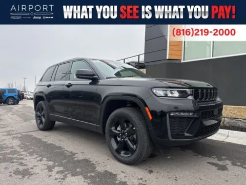 Black 2026 Jeep Grand Cherokee Limited for sale in Platte City, MO