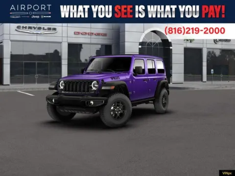 Purple 2026 Jeep Wrangler Willys for sale in Platte City, MO