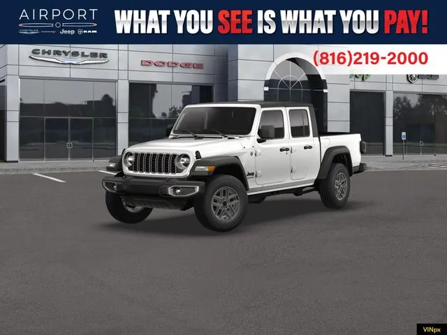 White 2026 Jeep Gladiator Sport S for sale in Platte City, MO