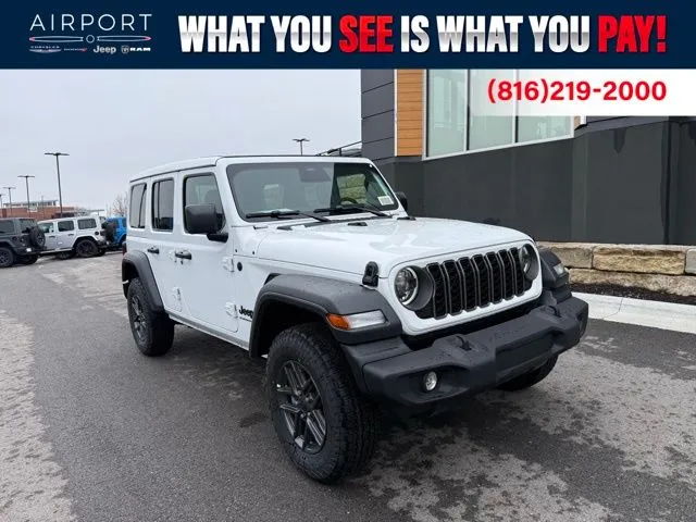 White 2026 Jeep Wrangler Sport S for sale in Platte City, MO