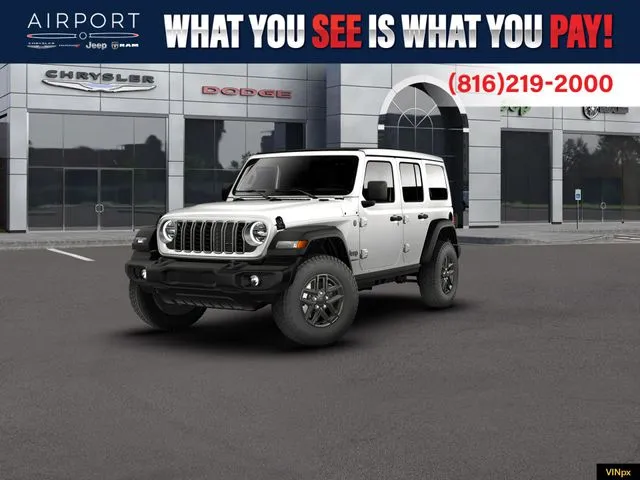 White 2026 Jeep Wrangler Sport S for sale in Platte City, MO