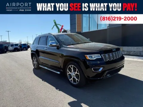 Black 2019 Jeep Grand Cherokee Overland for sale in Platte City, MO