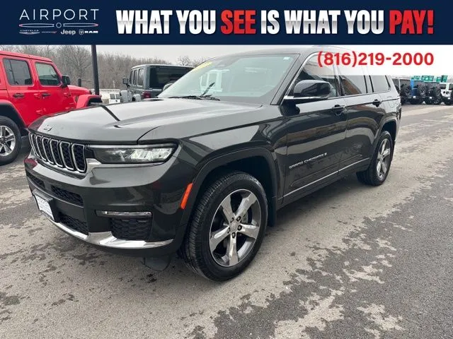 Used 2022 Jeep Grand Cherokee L Limited with VIN 1C4RJKBG4N8524920 for sale in Kansas City
