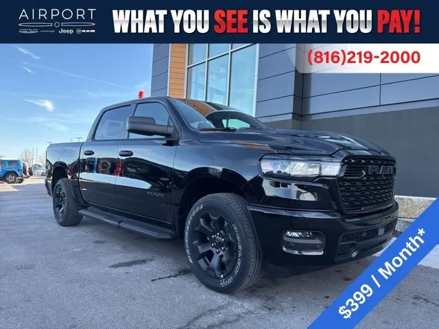 Black 2026 Ram 1500 Express for sale in Platte City, MO