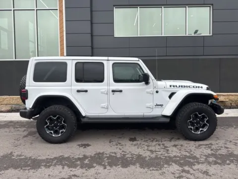 Photos of 2023 Jeep Wrangler Rubicon 4xe for sale in Platte City, MO at Airport Chrysler Dodge Jeep Ram
