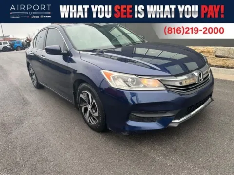 Blue 2017 Honda Accord LX for sale in Platte City, MO