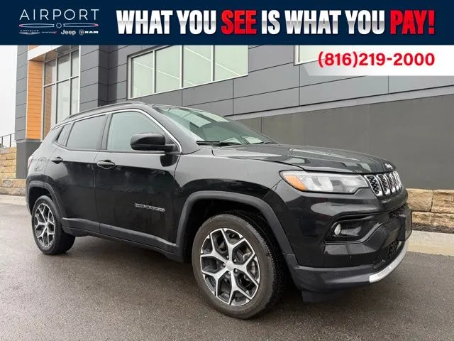 Used 2024 Jeep Compass Limited with VIN 3C4NJDCN7RT150995 for sale in Kansas City