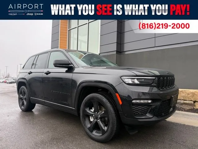 Black 2023 Jeep Grand Cherokee Limited for sale in Platte City, MO