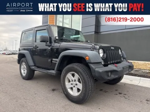 Black 2018 Jeep Wrangler JK Sport for sale in Platte City, MO