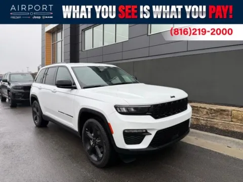 White 2023 Jeep Grand Cherokee Limited for sale in Platte City, MO