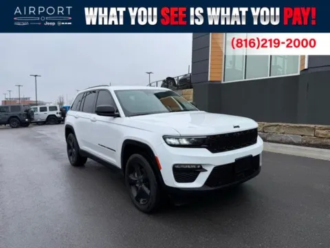 White 2023 Jeep Grand Cherokee Limited for sale in Platte City, MO
