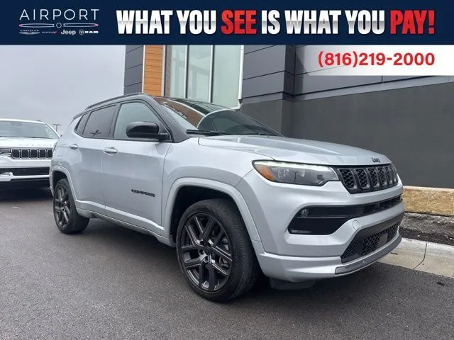 Silver 2025 Jeep Compass Limited for sale in Platte City, MO
