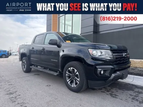Black 2021 Chevrolet Colorado Z71 for sale in Platte City, MO
