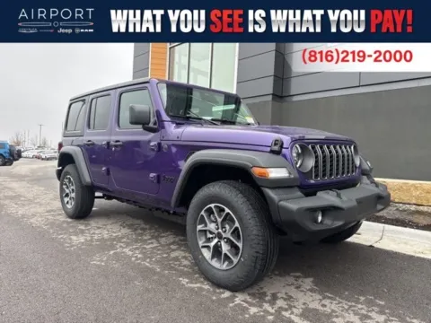 Purple 2026 Jeep Wrangler Sport S for sale in Platte City, MO