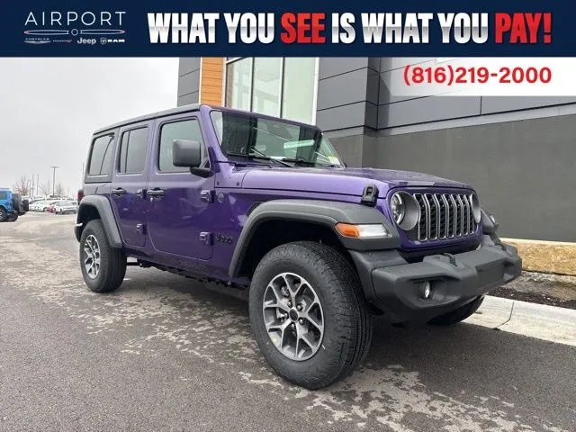 Purple 2026 Jeep Wrangler Sport S for sale in Platte City, MO