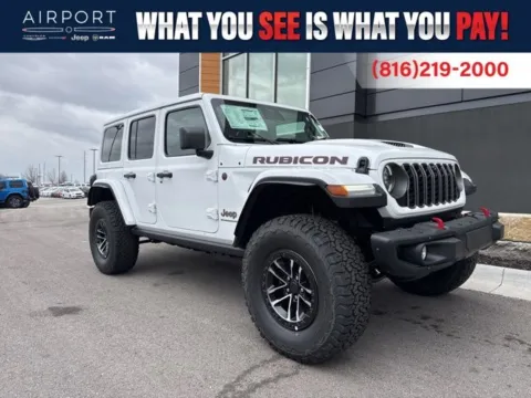 White 2026 Jeep Wrangler Rubicon X for sale in Platte City, MO