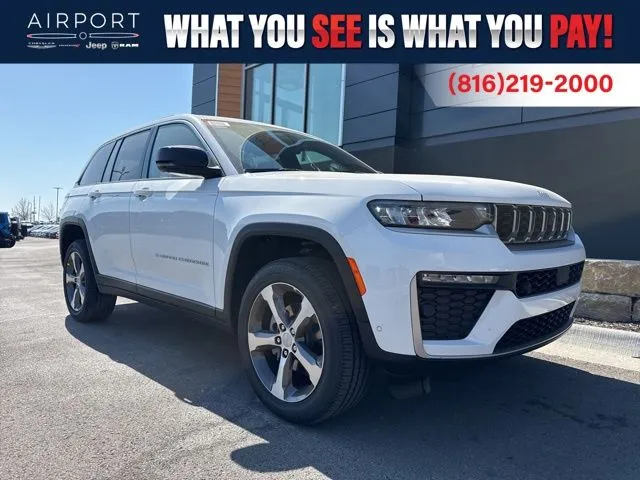White 2026 Jeep Grand Cherokee Limited for sale in Platte City, MO