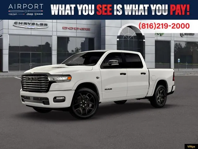 White 2026 Ram 1500 Laramie for sale in Platte City, MO