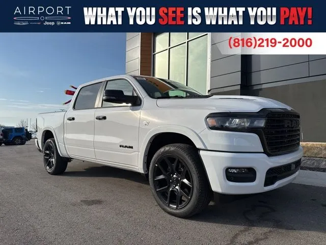 White 2026 Ram 1500 Laramie for sale in Platte City, MO